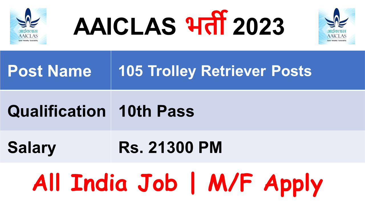 AAICLAS Recruitment 2023